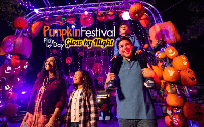 Play by Day, Glow by Night during Pumpkin Festival at Stone Mountain Park