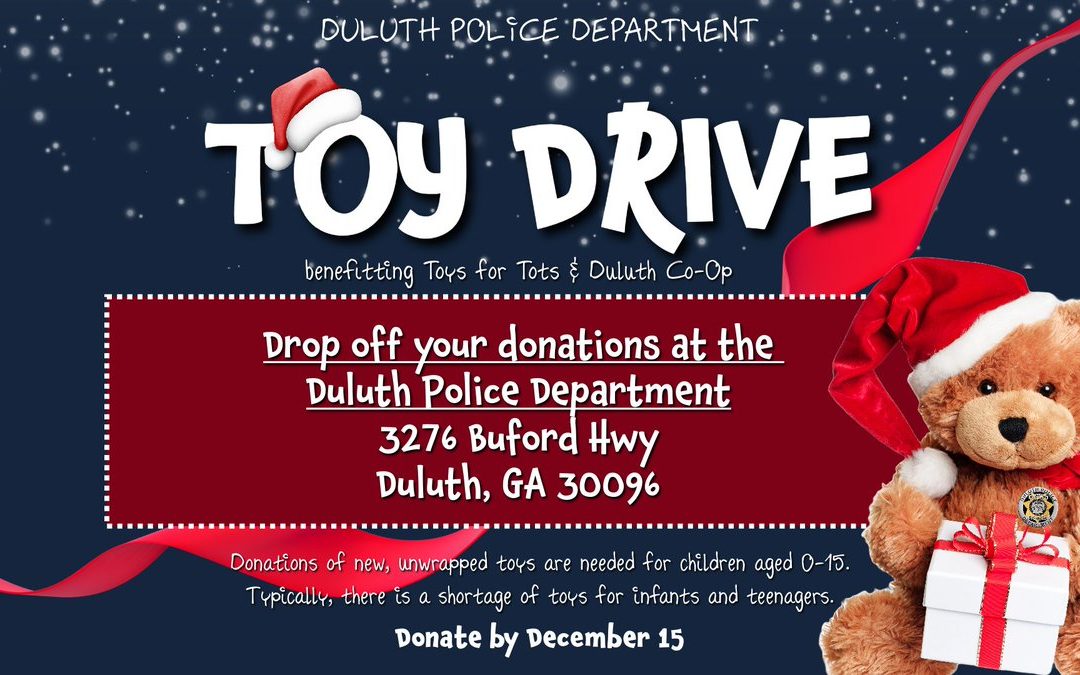 Duluth Police Department Launches Annual Toy Drive