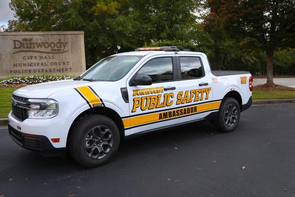 Dunwoody Police Public Safety vehicle