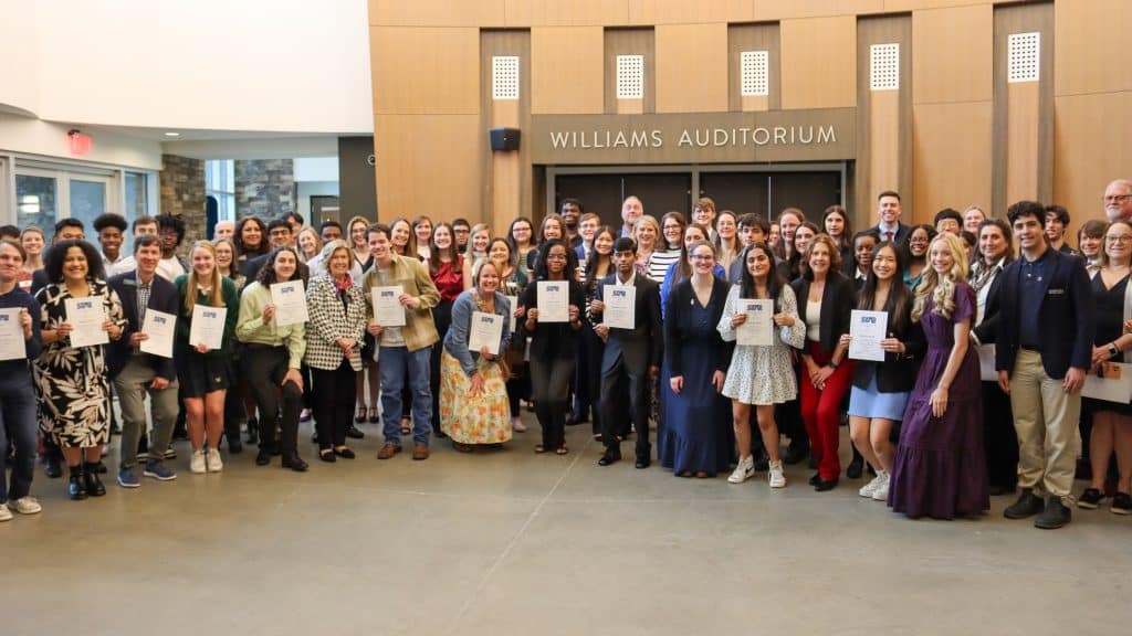 Group of students and teachers from Gwinnett County, GA at the 2025 STAR Reception