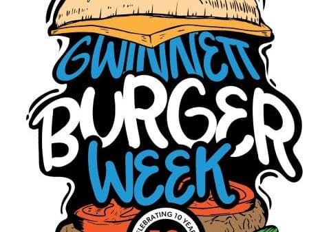 Colorful Gwinnett Burger Week Logo with no dates