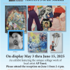 Poster showing work and artist photo for AP Faust.
