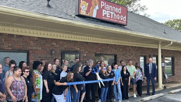 A large crowd celebrated Planned PEThood's 15th anniversary.