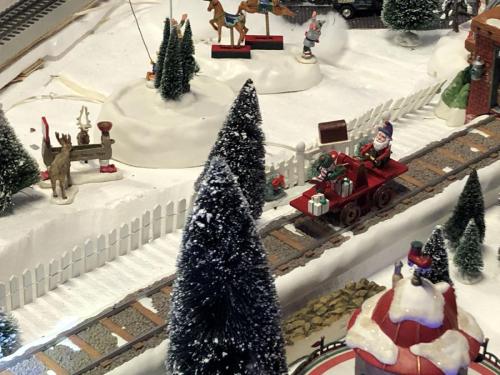 Neighborhood Christmas Trains